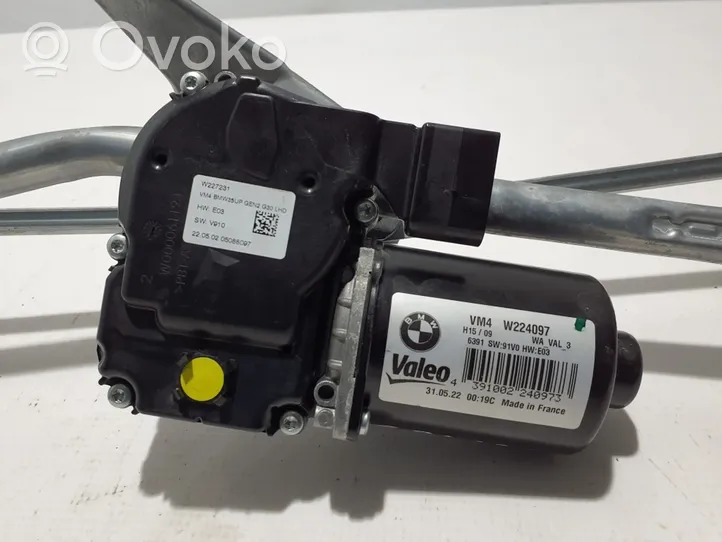 BMW 5 G30 G31 Tiranti del tergicristallo anteriore 9851351