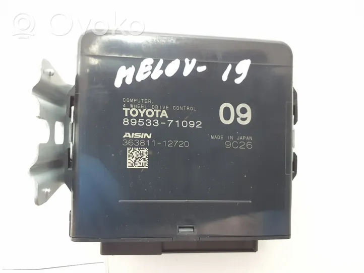 Toyota Hilux (AN120, AN130) Module de commande suspension 8953371092