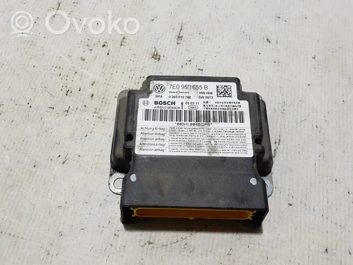 Volkswagen Caddy Airbag control unit/module 7E0959655B