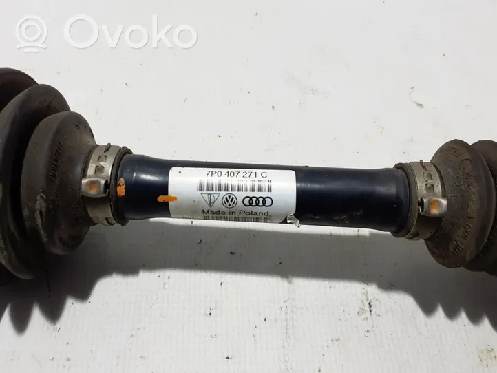 Volkswagen Touareg II Front driveshaft 7P0407271C