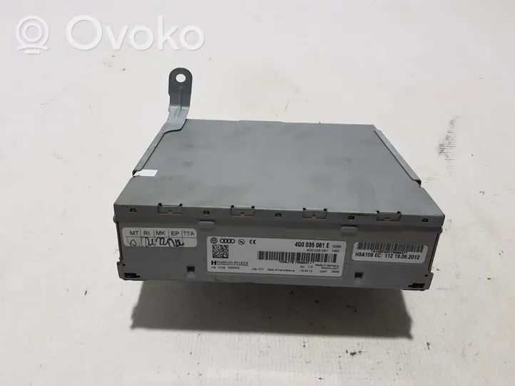 Volkswagen Touareg II Radio/CD/DVD/GPS-pääyksikkö 4G0035061E