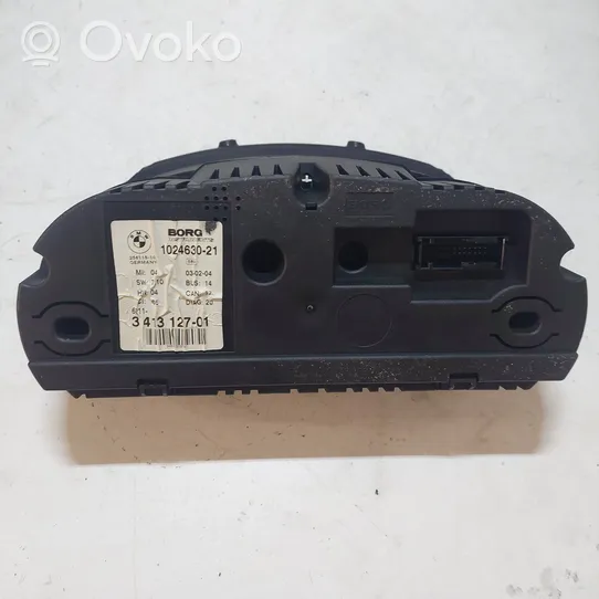 BMW X3 E83 Tachimetro (quadro strumenti) 341312701