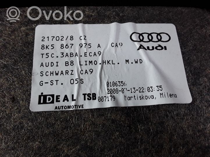 Audi A4 S4 B8 8K Takaluukun koristelista 8K5867975A