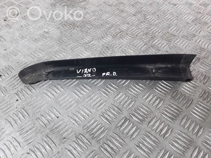 Mercedes-Benz Vito Viano W639 Rivestimento modanatura del vetro della portiera anteriore A6397270771