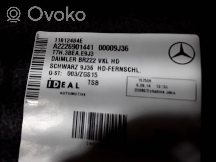 Mercedes-Benz S W222 Verkleidung Heckklappe Kofferraumdeckel A2226901441