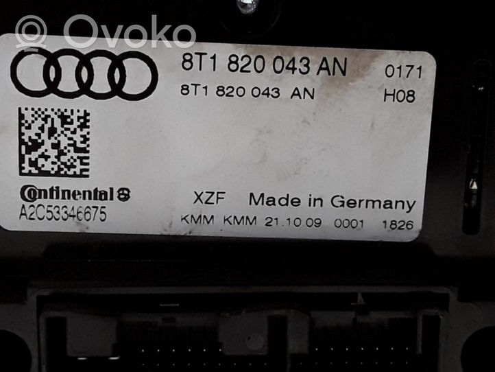 Audi A4 S4 B8 8K Centralina del climatizzatore 8T1820043AN