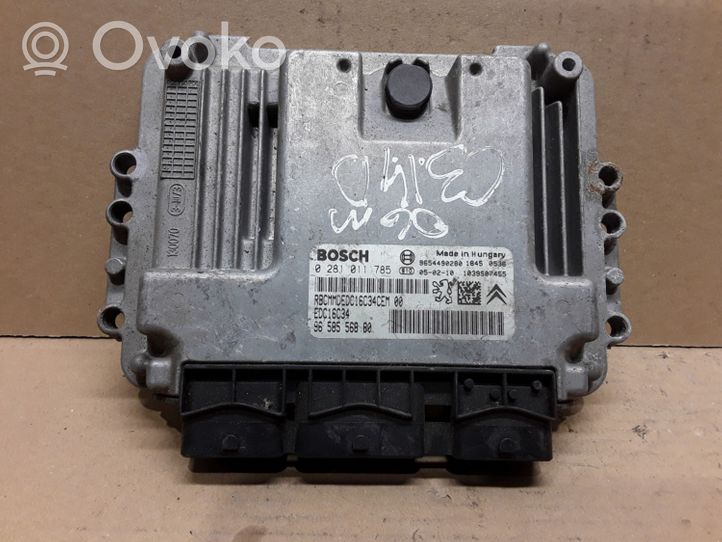 Citroen C3 Sterownik / Moduł ECU 9658556880