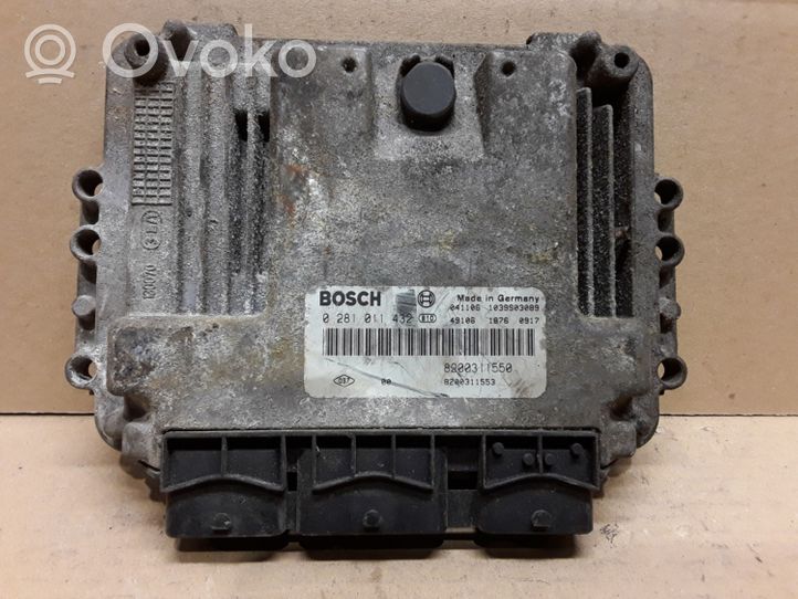 Renault Master II Calculateur moteur ECU 0281011432