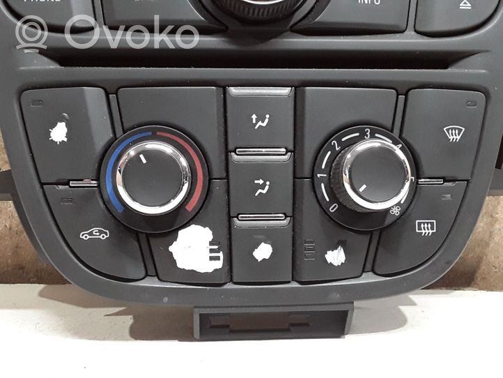 Opel Astra J Unité de commande console centrale 13337218