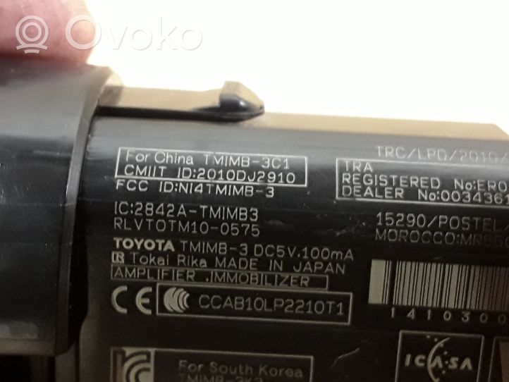 Toyota Yaris Bouton poussoir de démarrage du moteur 2010DJ2910