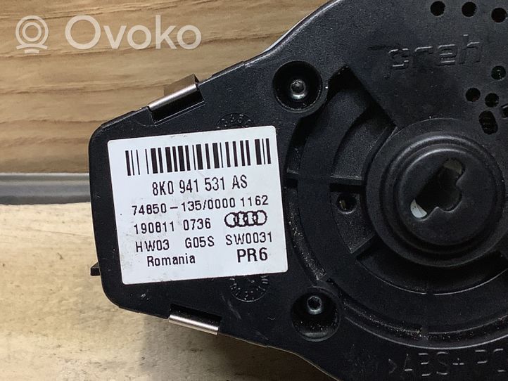 Audi A4 S4 B8 8K Interrupteur d’éclairage 8K0941531AS