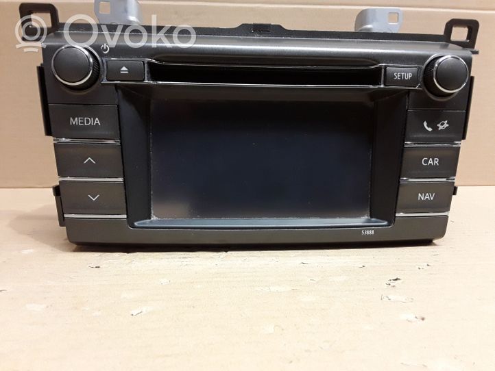 Toyota RAV 4 (XA40) Panel / Radioodtwarzacz CD/DVD/GPS 8614042040