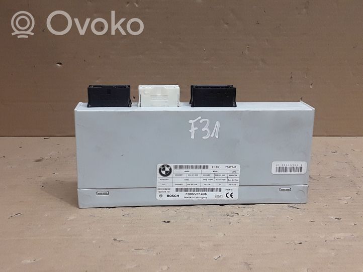 BMW 3 F30 F35 F31 Unité de commande / module de hayon 7367747