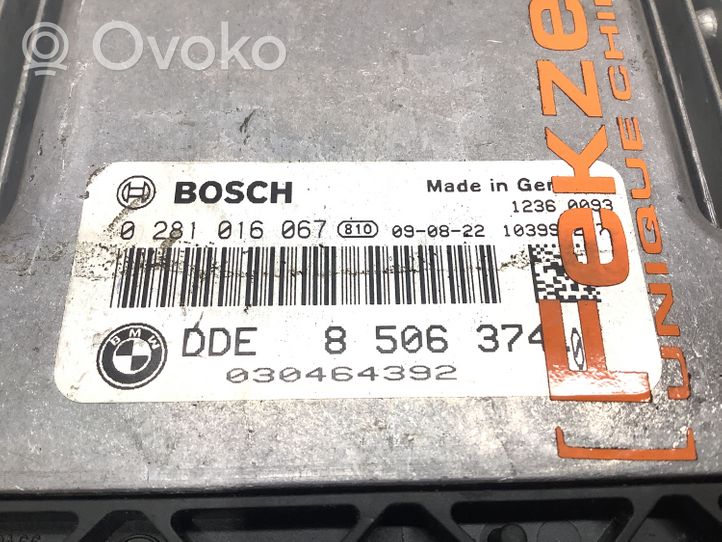 BMW 5 E60 E61 Calculateur moteur ECU 0281016067