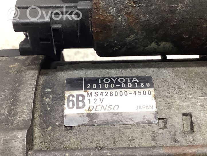 Toyota Avensis T250 Rozrusznik 281000D180