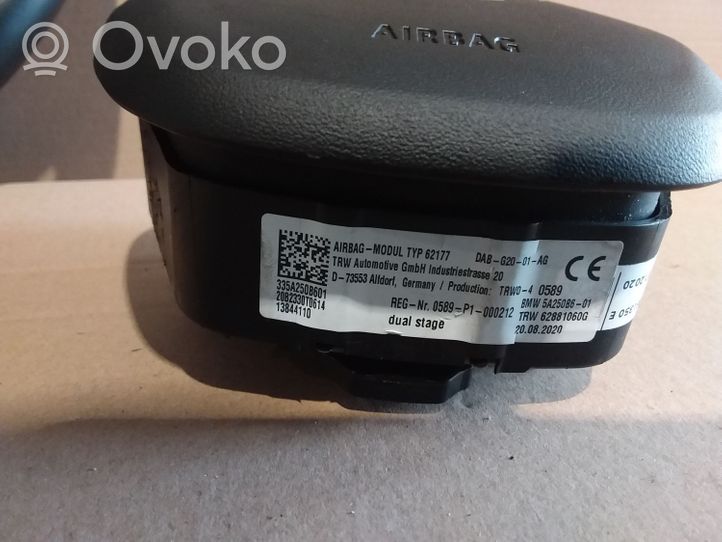 BMW 4 G22 G23 G24 G26 Poduszka powietrzna Airbag kierownicy 62881350E