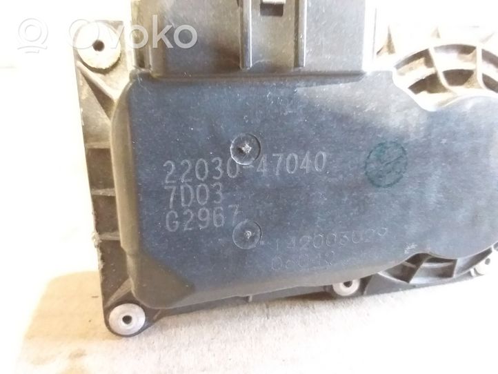 Toyota Yaris Clapet d'étranglement 223047040