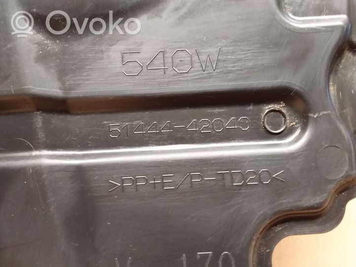 Toyota RAV 4 (XA40) Protezione anti spruzzi/sottoscocca del motore 5144442040