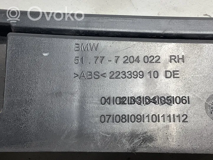 BMW 5 F10 F11 Pastiprinimas slenksčio 7204022