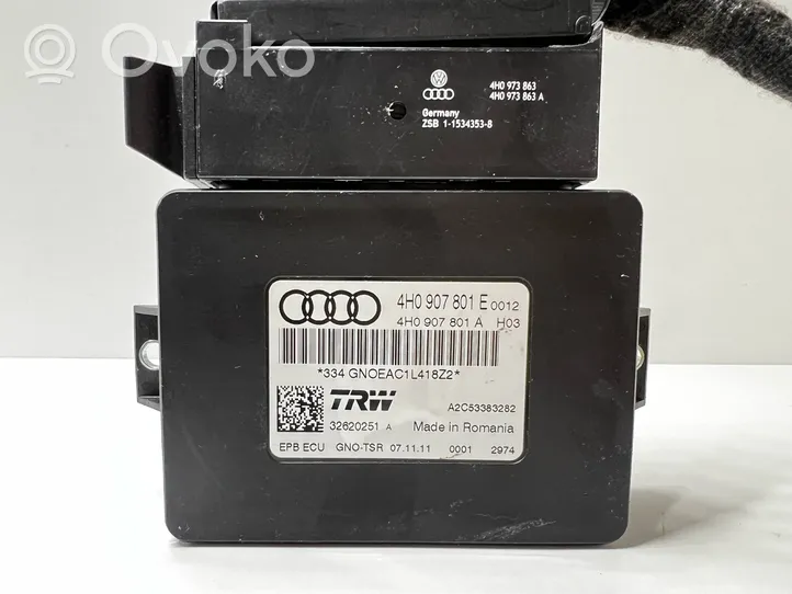 Audi A6 S6 C7 4G Moduł / Sterownik hamulca ręcznego 4H0907801E