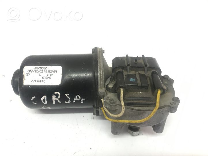 Opel Corsa D Moteur d'essuie-glace 24441422