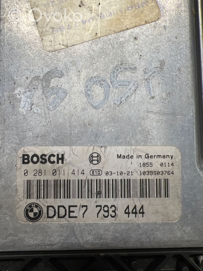 BMW X5 E53 Kit calculateur ECU et verrouillage 7793444