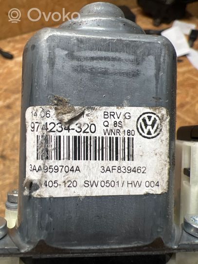 Volkswagen PASSAT B7 Silniczek podnoszenia szyby drzwi tylnych 3AA959704A