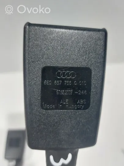 Audi A6 S6 C6 4F Etuistuimen turvavyön solki 8E0857755Q
