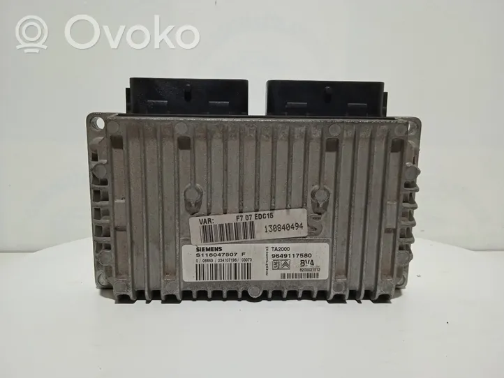 Citroen C5 Module de contrôle de boîte de vitesses ECU 9649117580