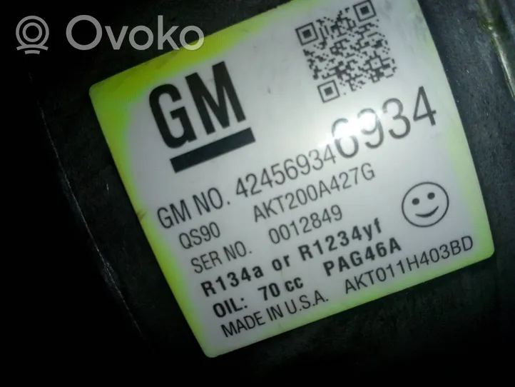 Opel Mokka X Compresseur de climatisation 42456934
