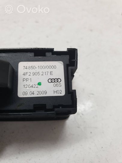 Audi A6 S6 C6 4F Interruttore a pulsante start e stop motore 4F2905217E