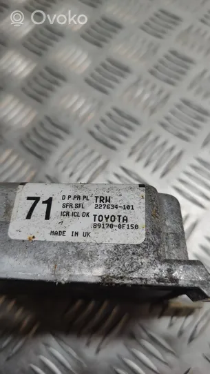 Toyota Verso Turvatyynyn ohjainlaite/moduuli 891700F150