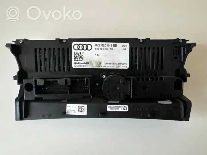 Audi A4 S4 B8 8K Centralina del climatizzatore 8K2820043BB