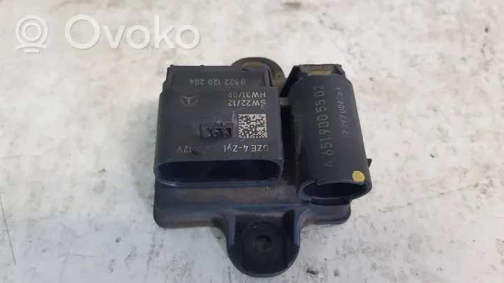 Mercedes-Benz B W246 W242 Glow plug pre-heat relay A6519005502