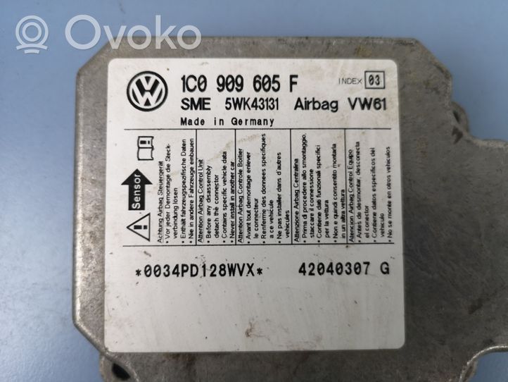 Ford Galaxy Sterownik / Moduł Airbag 1C0909605F