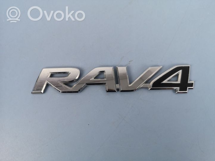 Toyota RAV 4 (XA40) Emblemat / Znaczek tylny / Litery modelu 7543142160