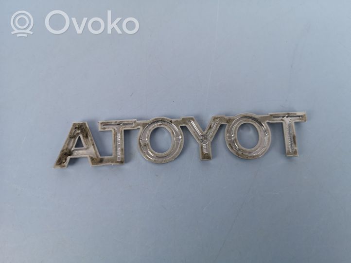 Toyota RAV 4 (XA40) Gamintojo ženkliukas/ modelio raidės 7544142090