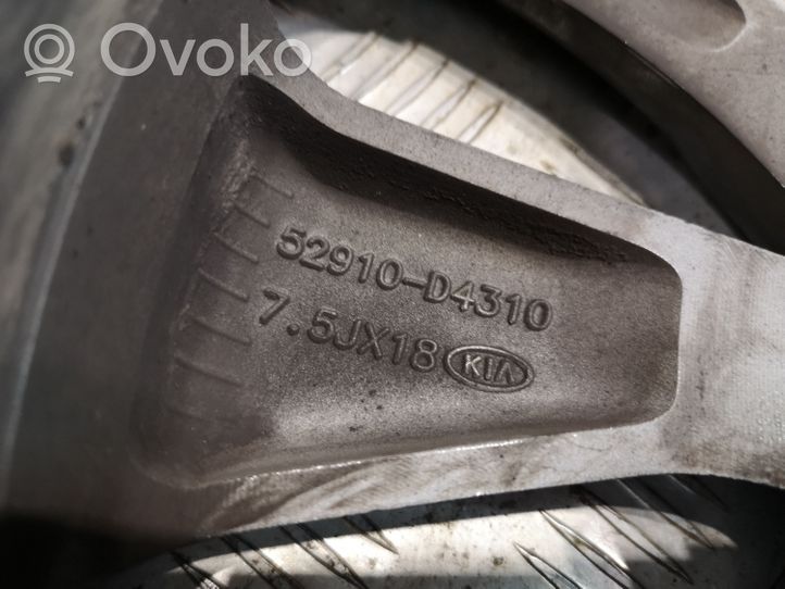 KIA Optima R 18 alumīnija - vieglmetāla disks (-i) 52910D4310