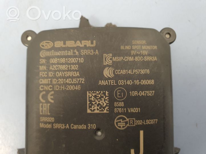 Subaru Outback (BS) Modulo di controllo del punto cieco 87611VA031