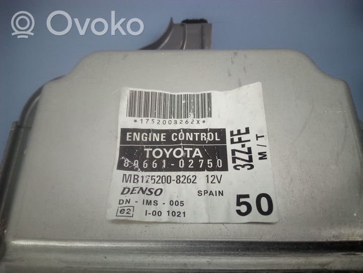Toyota Corolla E120 E130 Calculateur moteur ECU 8966102750