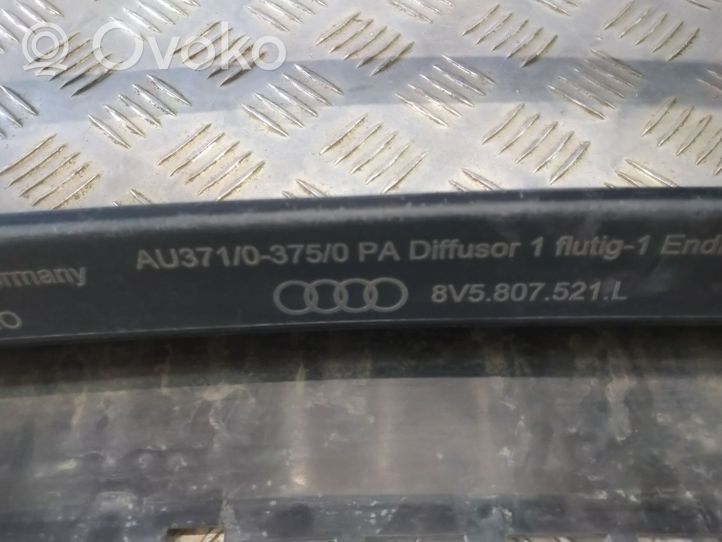 Audi A3 S3 8V Takapuskurin alaosan lista 8V5807521L