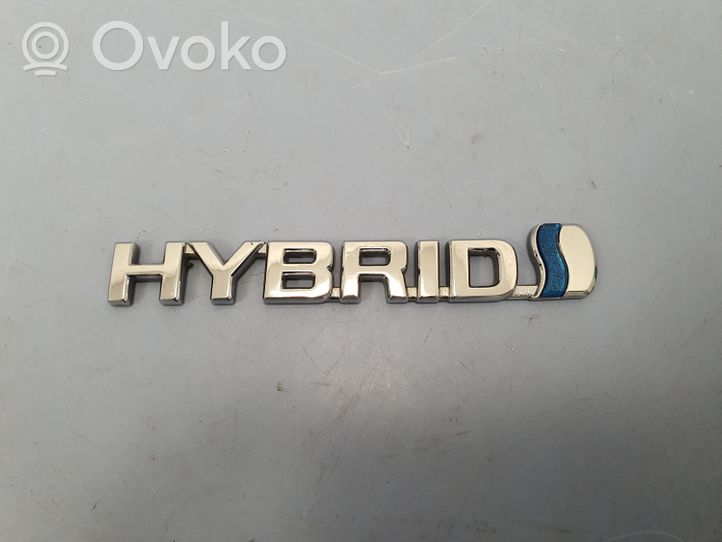 Toyota C-HR Logo portiera di carico posteriore 7544402000