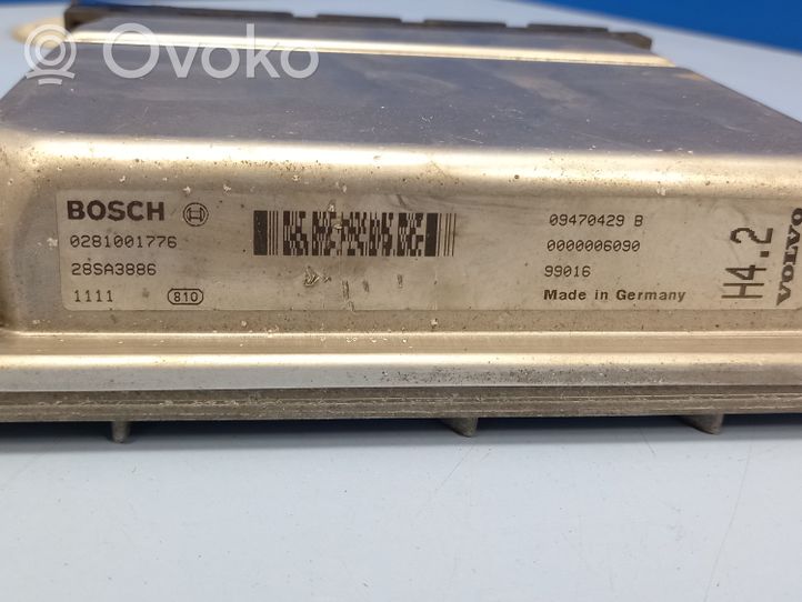 Volvo S80 Calculateur moteur ECU 0281001776