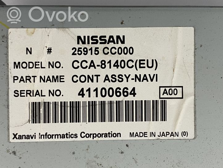 Nissan Murano Z50 Unità di navigazione lettore CD/DVD CCA8140C