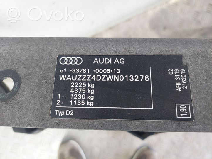 Audi A8 S8 D2 4D Pannello di supporto del radiatore 4D0805571J