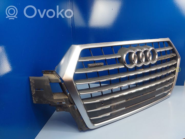 Audi Q7 4M Grille calandre supérieure de pare-chocs avant 4M0853651F