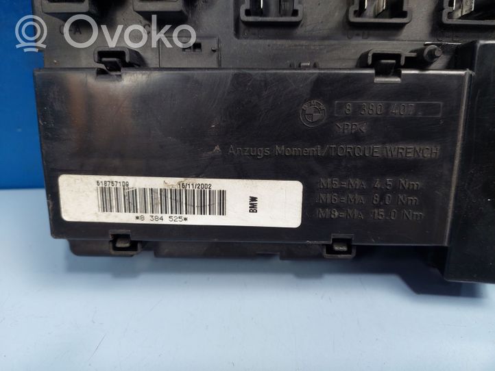 BMW X5 E53 Module de fusibles 8380407