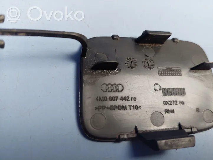 Audi Q7 4M Tappo/coprigancio di traino paraurti posteriore 4M0807442