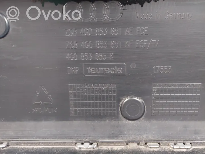 Audi A6 S6 C7 4G Верхняя решётка 4G0853651AE