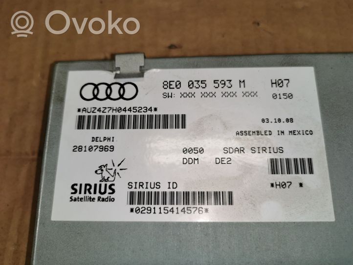 Audi A3 S3 A3 Sportback 8P Multimedijos kontroleris 8E0035593M